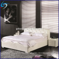 High quality soft bed tufted diamonds luxury leather bed